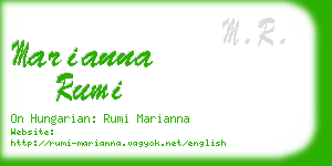 marianna rumi business card